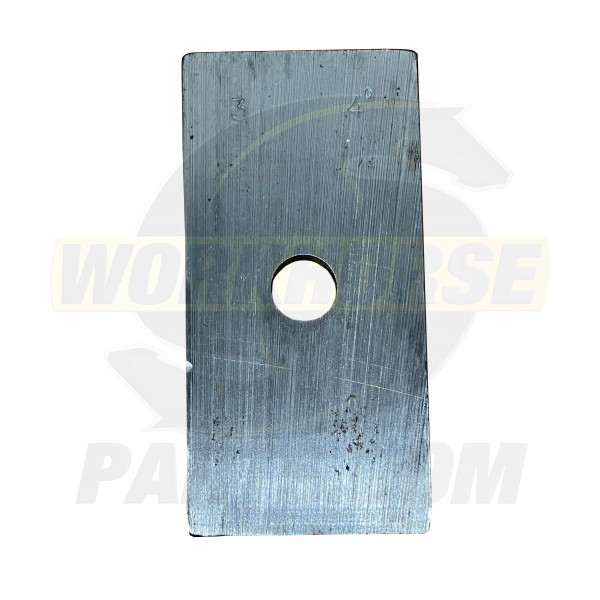 DT33  -  Front Axle Caster Shim (3" x 3°)
